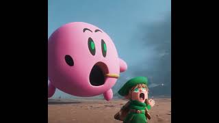 Kirby Eating Link