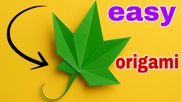 Easy Origami Leaf Tutorial (Fast & Beautiful)