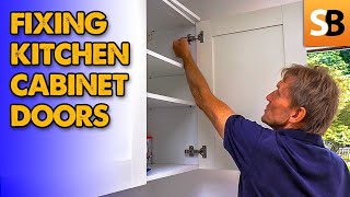 How to Fix Wonky Kitchen Cabinet Doors