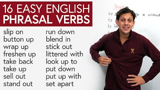 Learn 16 Easy English Phrasal Verbs