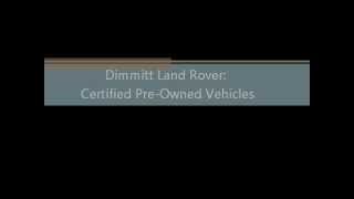 Land Rover Certified Pre Owned
