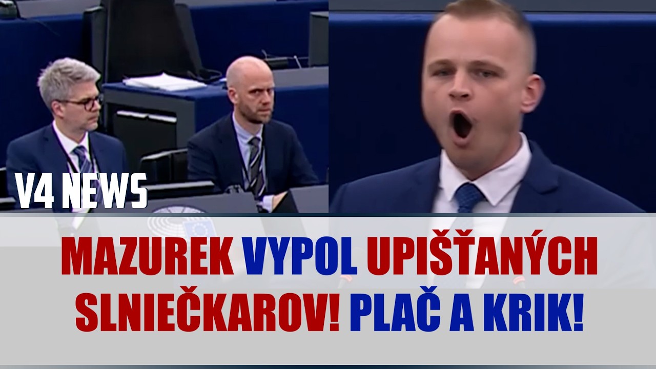 PREHNAL TO? MAZUREK svojím PREJAVOM POBÚRIL všetkých! LEYENOVÁ žiada tvrdý ZÁSAH!