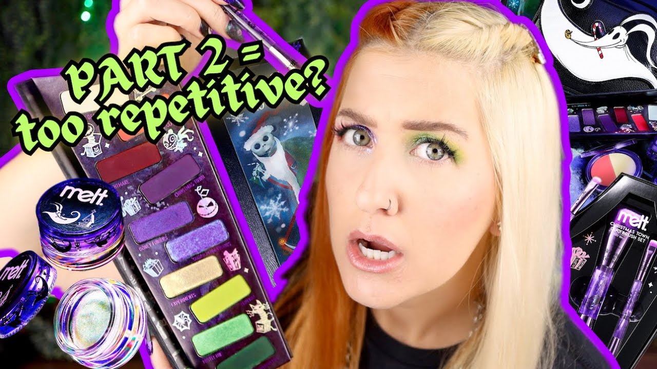 I’m annoyed… ☃️ MELT CHRISTMAS TOWN *ENTIRE* Collection | Review & Swatches w/ Comparisons!