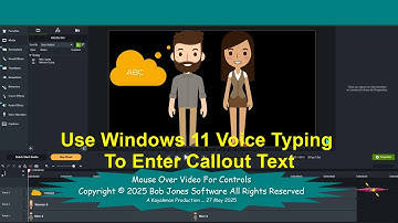 Camtasia 2025 Use Windows 11 Voice Typing To Enter Callout Text 2025 05 28
