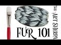 How to paint Basic Fur with Acrylic Paint EASIER than you think 🐶🐱🎨 | TheArtSherpa