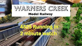 Auscision 4525 DCC Sound running in 2 minute watch