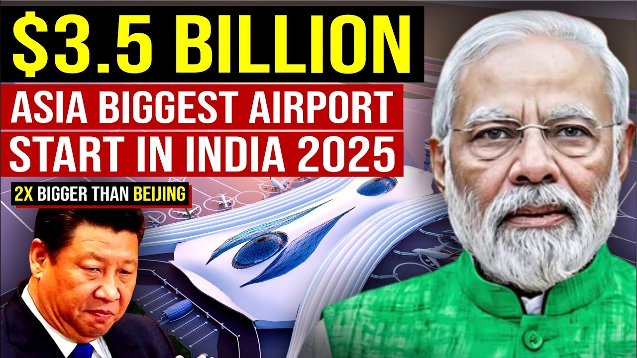 India’s Mega $3.5 Billion Project : Asia Biggest Airport Start in 2025 ...