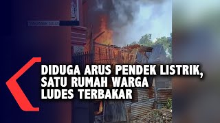 Kebakaran hanguskan satu unit rumah semi permanen dimakassar