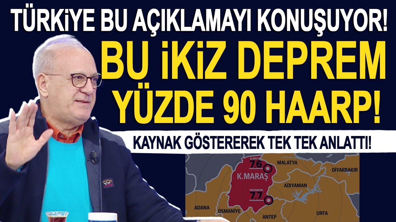 ⁣Ramazan Kurtoğlu bastıra bastıra söyledi! ''7.6 ve 7.7'lik ikiz deprem yüzde 90 Haarp