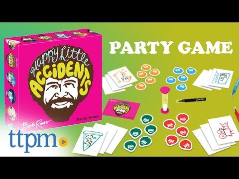 Bob Ross Happy Little Accidents Party Game From Big G Creative Youtube