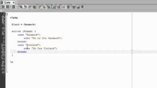 Kursus/tutorial PHP untuk pemula #5 Pernyataan SWITCH di PHP