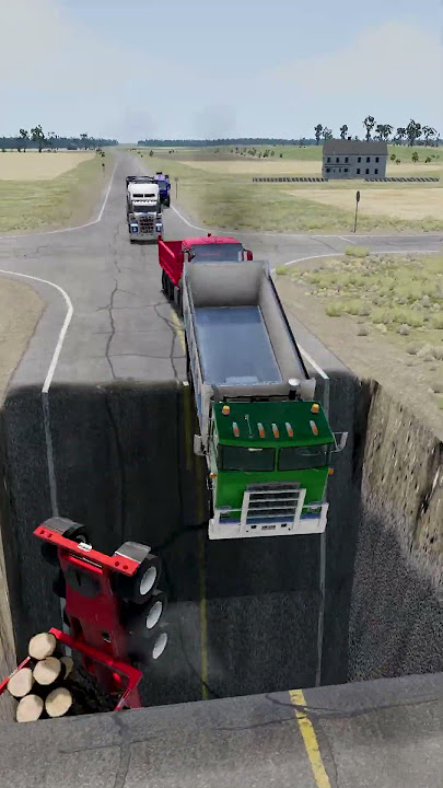 Truck vs Giant Pit #10