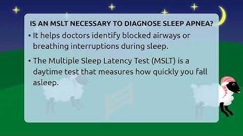 Is An MSLT Necessary To Diagnose Sleep Apnea? - Sleep Apnea Support Network