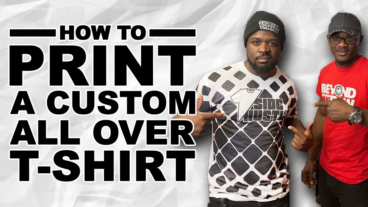 How To Sublimate A Custom All Over Print T-Shirt (With Garment Creations) 