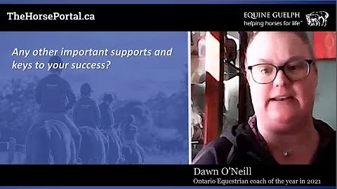 Dawn O'Neill - 2021 Ontario Equestrian Coach of th...