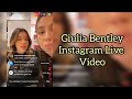 Giulia Bentley Instagram Live Video and Makeup routine