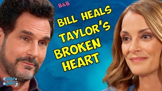 Bold and the Beautiful: Will Bill Heal Taylor’s Medically Broken Heart? #boldandbeautiful