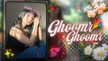 Ghoomar Ghoomar ✨| Alight Motion | Ae Inspired | @RandomXML157