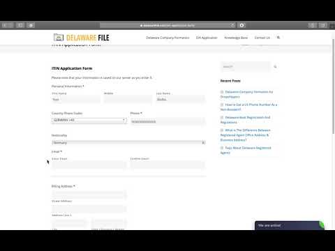 How to Apply for ITIN in 5 mins