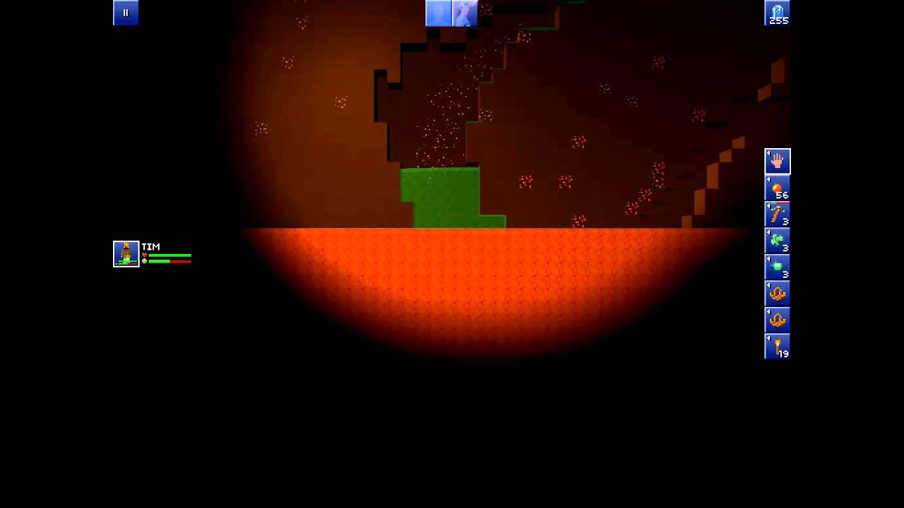 Blockheads, draining water from the mines YouTube