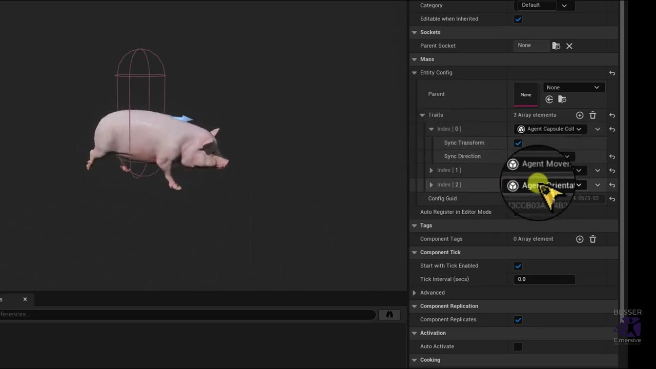 Configure Character for Zone Graph UE 5.3