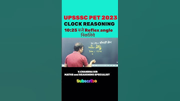 Reflex angle question in pet exam 2023 | clock reasoning #maths #pet2023
