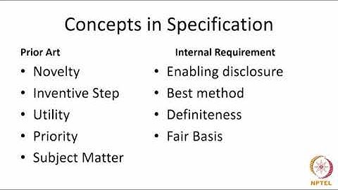 Reading a Patent Specification
