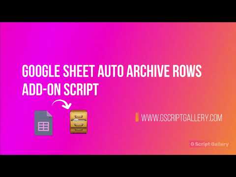 Automatically move rows in Google Sheets with this add-on script.