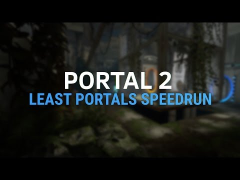 Portal 2 Done with 100 portals in 1:15:39 - Least Portals speedrun