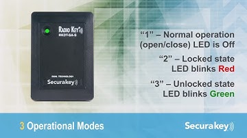 Secura Key Standalone Programming: Module 8 Operating Mode