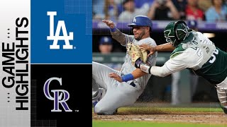 Dodgers vs. Rockies Game Highlights (6\/28\/23) | MLB Highlights