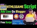 Html5gameportal script for adsense 100 working html5game script ads live on blogger html5gameport