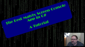 The Best Matrix Screen Console App (Tutorial) in C#