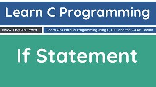 Learn C Programming - If Statement