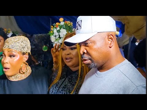 See the Rare Video Of Mc Oluomo Posing With His Beautiful Wives On His Birthday