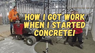 How I Got Work When I First Started My Concrete Business