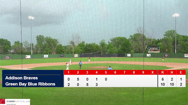 Addison Braves vs Green Bay Blue Ribbons Game 2