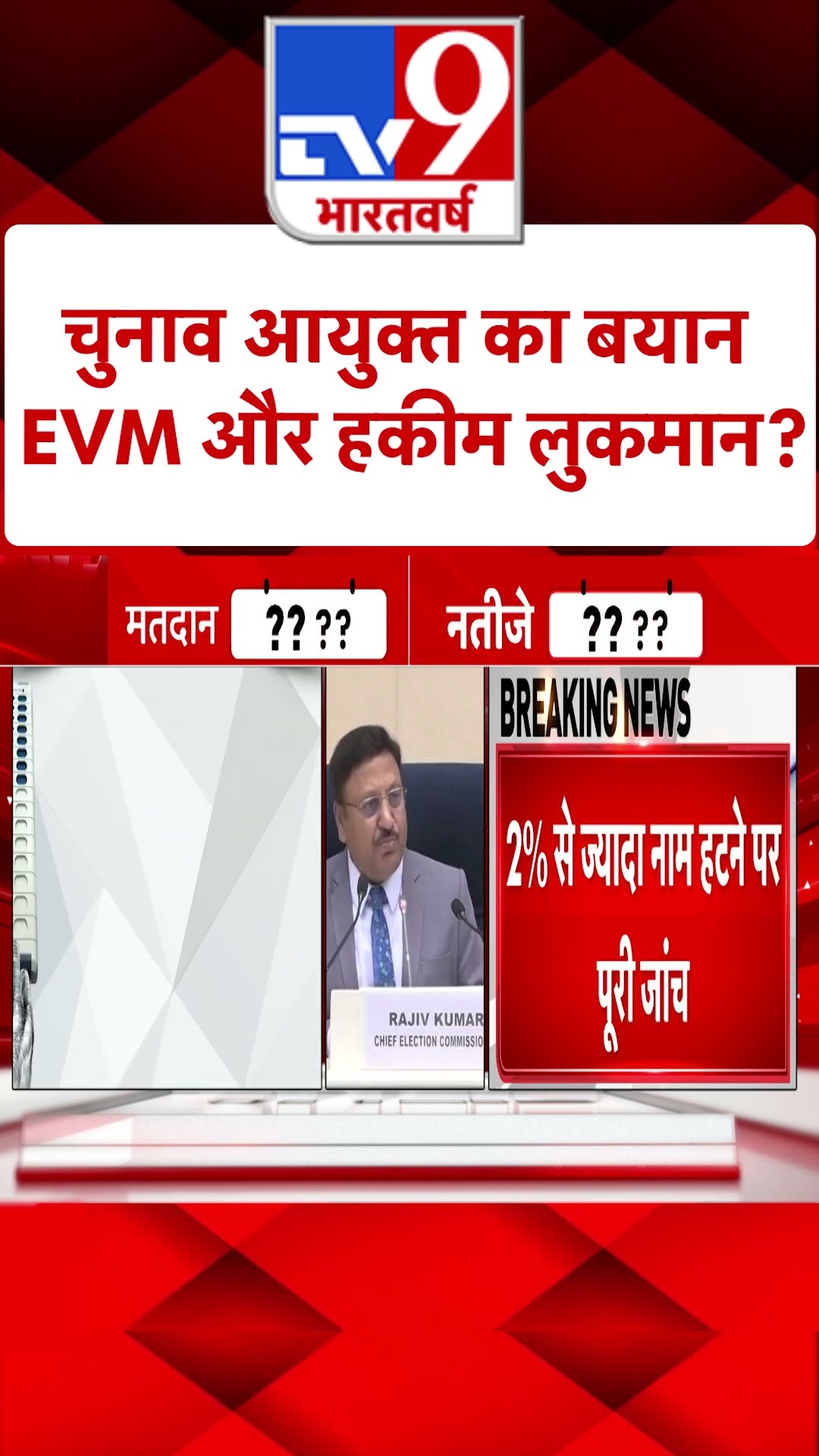 चुनाव आयुक्त का बयान EVM और हकीम लुकमान? #shorts