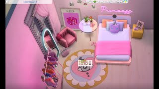 The Sims 4 speed build colorful apartment