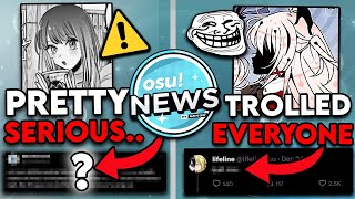 Rank 4 osu! Player Accused of Cheating?! | Lifeline Trolled The osu! Community... osu! News