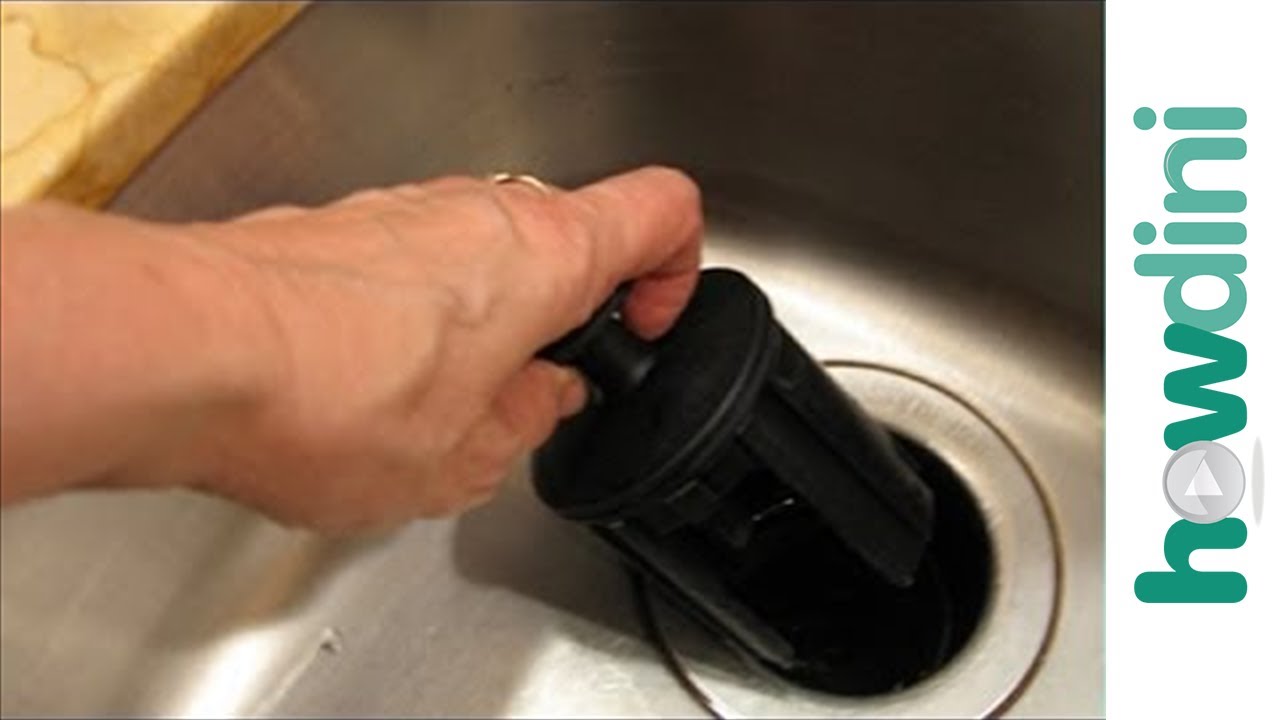 How to Fix and Repair a Clogged Garbage Disposal - YouTube