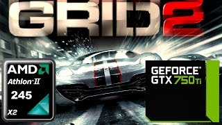 GRID 2 - Ultra - ( Athlon II X2 245 / MSI GTX 750 Ti 2 gb /1360x768/1080p DSR)