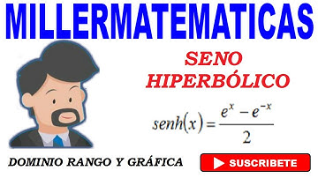 Funciones hiperbolicas🍀seno hiperbolico🚀 grafica del seno hiperbolico | Ejemplo 1 Millermatematicas