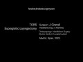 Tors supraglottic laryngectomy