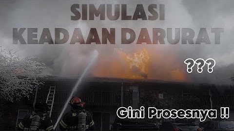 Simulasi Keadaan Darurat : kebakaran & gempa bumi #safety #simulation #survival #info #megathrust