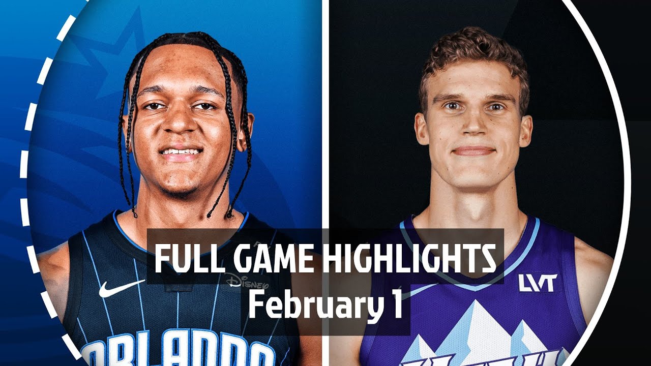 Orlando Magic vs Utah Jazz | Full Game Highlights | 01 February 2025 ...