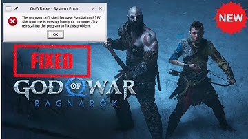 Het probleem met het programma dat niet kan starten omdat de PlayStation(R) PC SDK Runtime ontbre...
