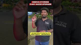 Innova Hycross 3 Way Audio Upgrade | Professional Car Audio | Car Audio Tuning Expert #shorts