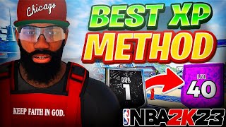 HOW TO LEVEL UP FAST in NBA 2K23!! | BEST REP METHOD to HIT LEVEL 40 FAST