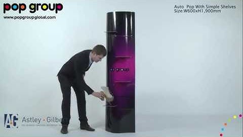 Auto Pop Display - XL Elliptical With Shelves